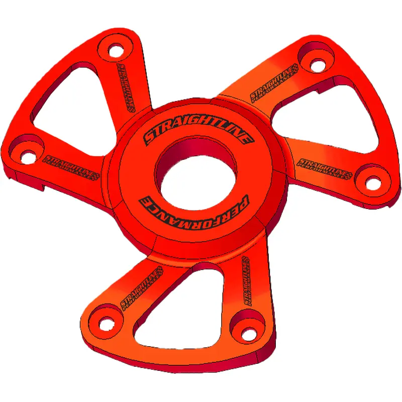 STRAIGHTLINE POLARIS P22 CLUTCH COVER ANODIZED RED