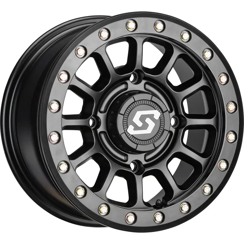 SEDONA SANO BDLK WHEEL 15X6 4/156 5 1 ( 40MM) BLACK