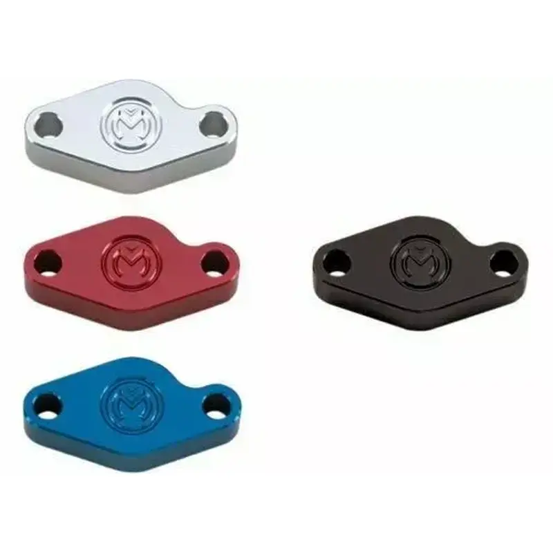 MOOSE E-BRAKE BLOCK OFF PLATE POLISHED TRX WARRIOR RAPTOR BANSHEE Z400