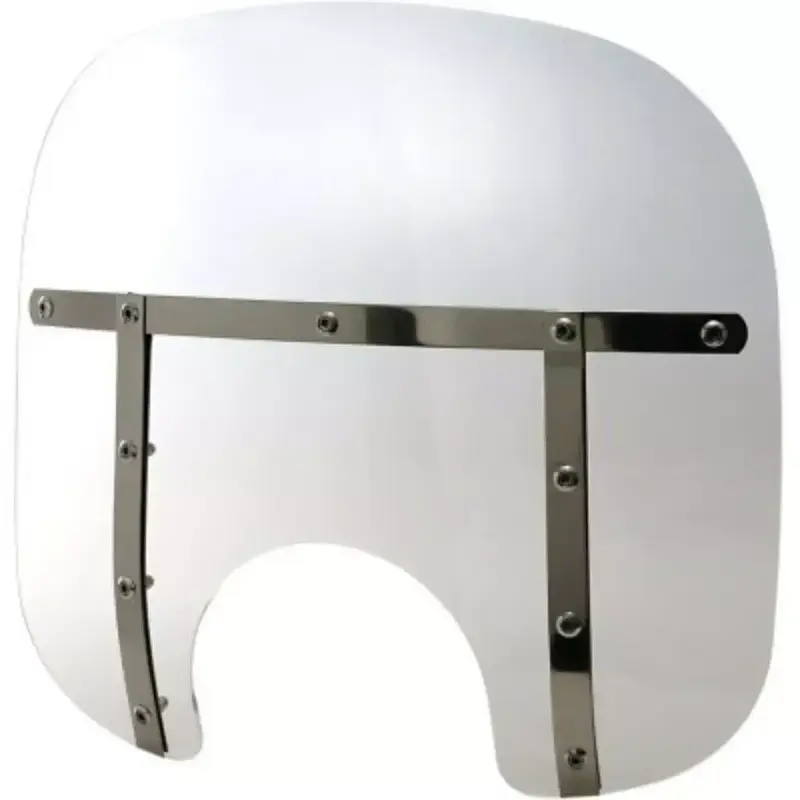 Memphis Shades Memphis Fats 13" Tall Clear Windshield Motorcycle
