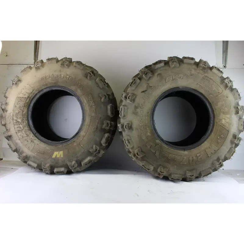 2001 Suzuki  Ltf250 2x4 Aftermarket Rear Back Wheel Tires 24x11x10 c0514
