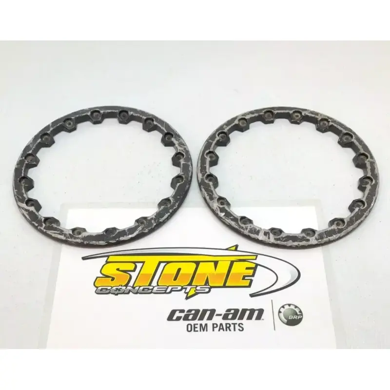 OEM Can-Am Outlander Renegade Beadlock Ring Rim Wheel 12" Set Maverick XXC 1000