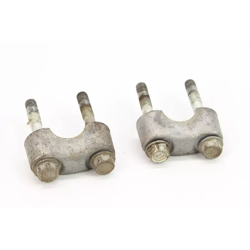 2005 Kawasaki Brute Force 650 Handlebar Handle Clamps Mounts 1783