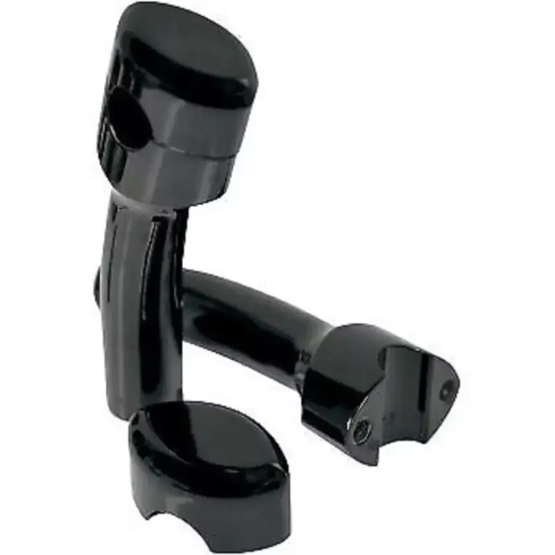 LA CHOPPERS Black 5-1/2" Tall Risers for 1-1/4" Handlebars
