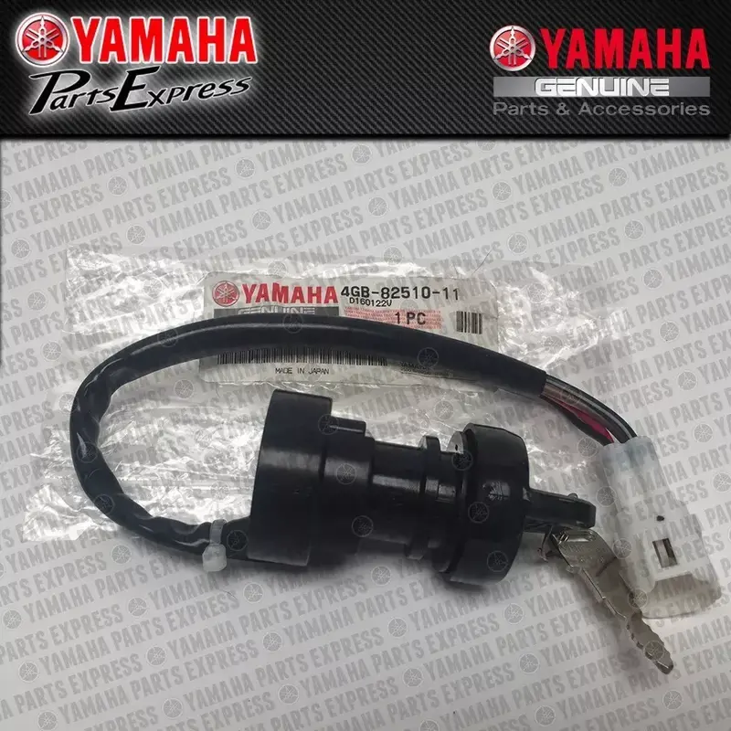 NEW YAMAHA RAPTOR BADGER GRIZZLY 50 80 IGNITION SWITCH W/ 2 KEYS 4GB-82510-11-00