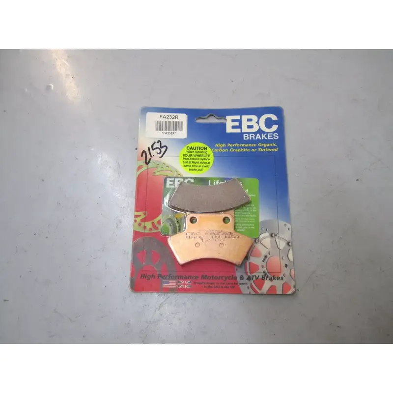 BRAKE PADS fa232r polaris ATV 4 WHEELER sintered long life
