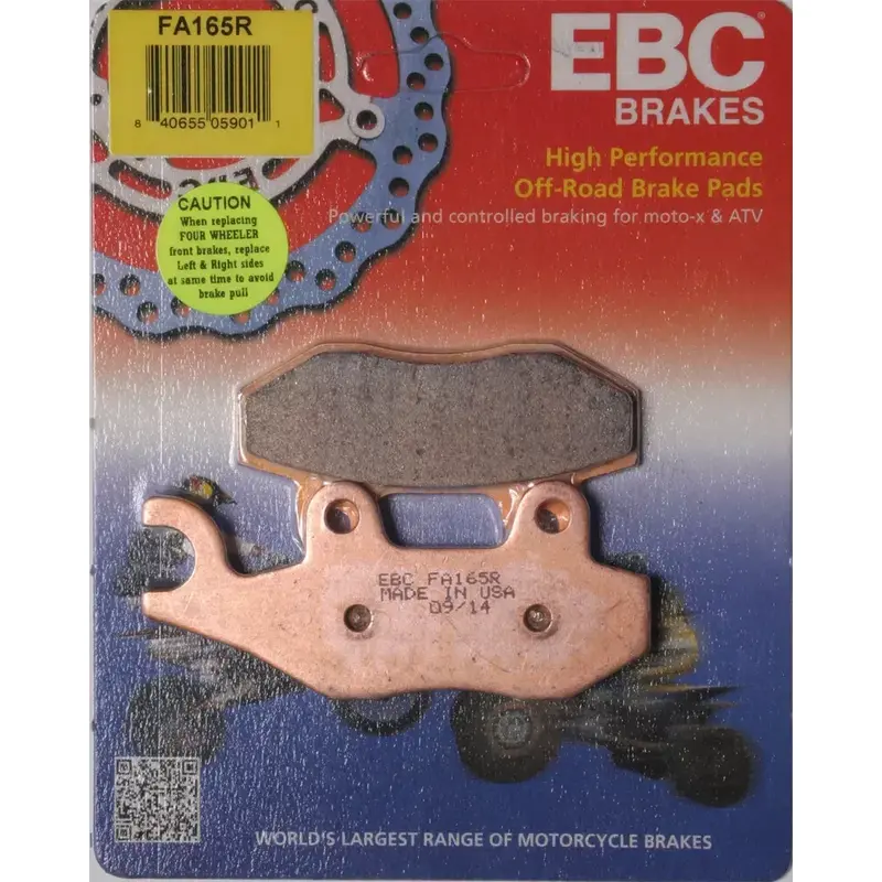 EBC R Series Long Life Sintered Brake Pads FA165R