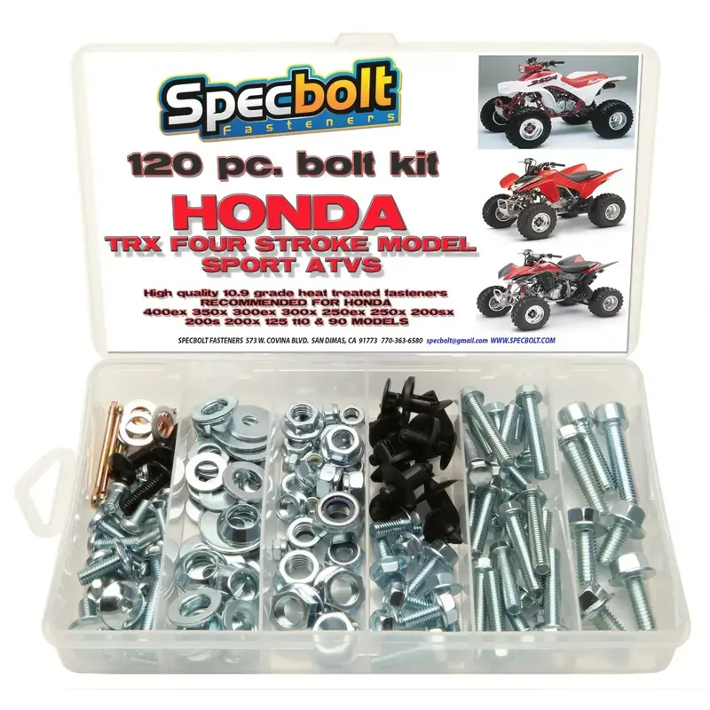 Bolt kit Honda TRX 400EX 250EX 250X ATV fender plastics engine frame motor #0029