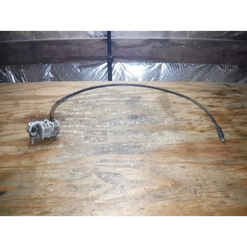 1990 Kx125 Kawasaki Front Brake Caliper Hose Line Pipe