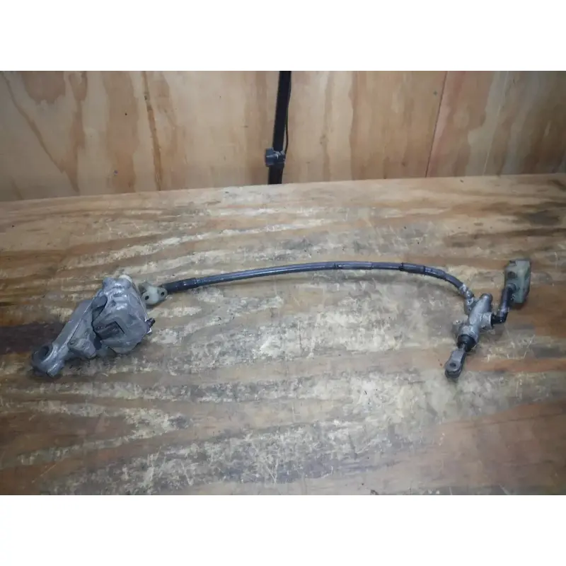 1991 Kx125 (C)  Rear Brake Assembly Caliper Pads Mastercylinder Line