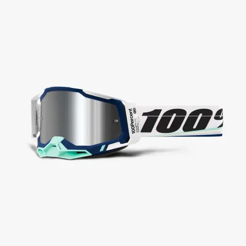 100% RACECRAFT 2 Goggle Moto/MTB Arsham Mirror Silver Lens NEW IN BOX!