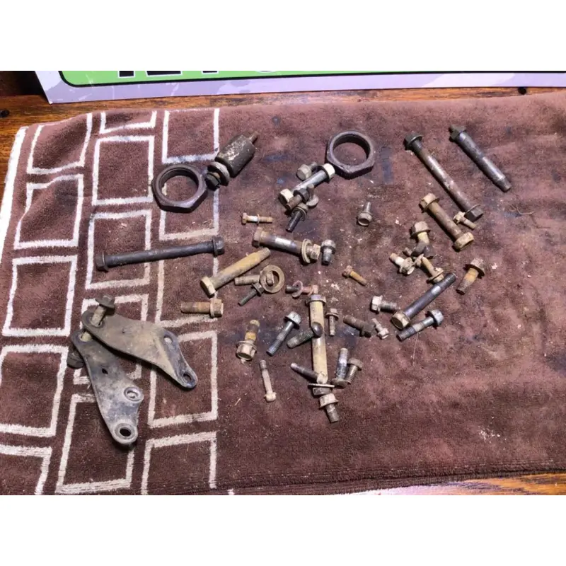 1988-2004 Yamaha Warrior 350 miscellaneous chassis hardware axel nuts motor moun