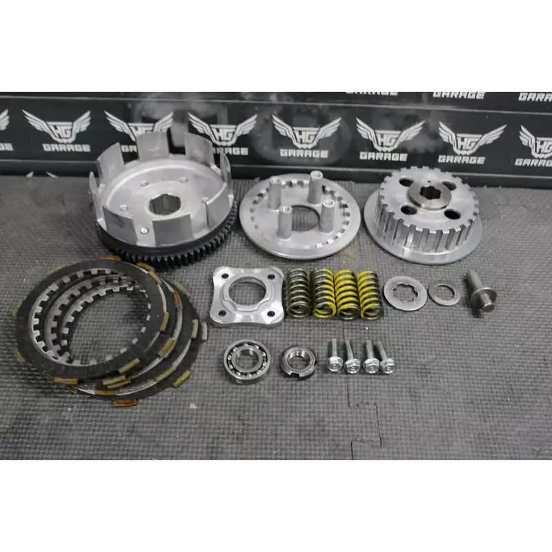 1998 HONDA XR200R OEM COMPLETE CLUTCH W PLATES BASKET HUB 22100-437-020 22121-KC