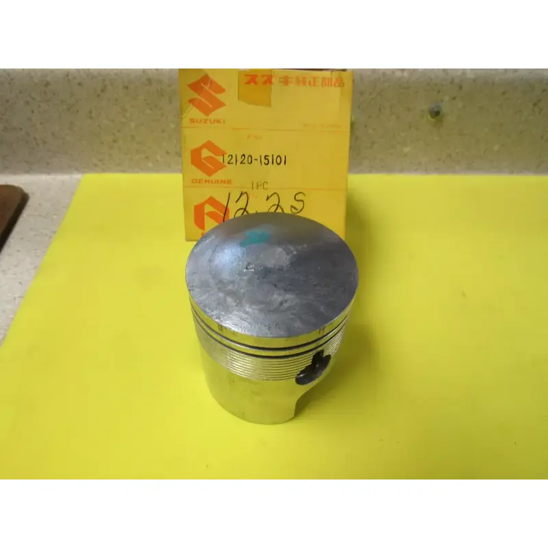 SUZUKI -12120-15101- PISTON - DOES NOT INCLUDE RINGS/WRIST CLIP -  N.O.S.