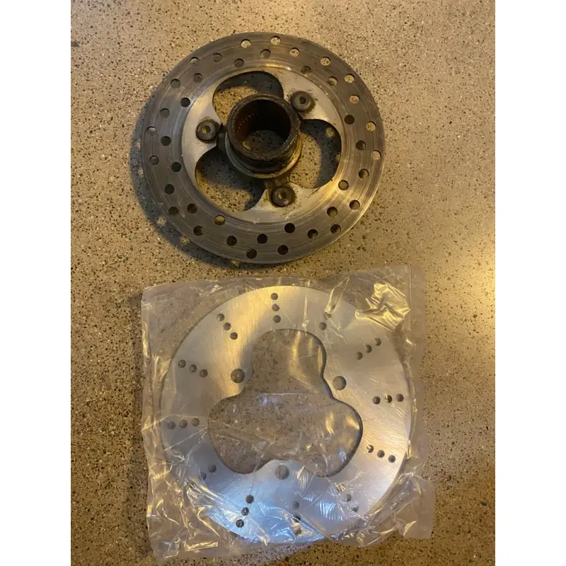 OEM HONDA 04-14 TRX450R REAR BRAKE ROTOR HUB FLANGE DISC TRX450ER