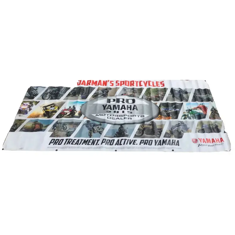 YAMAHA WALL POSTER BANNER JARMANS SPORTCYCLES SIGN PRO MOTORSPORTS DEALER 6X4