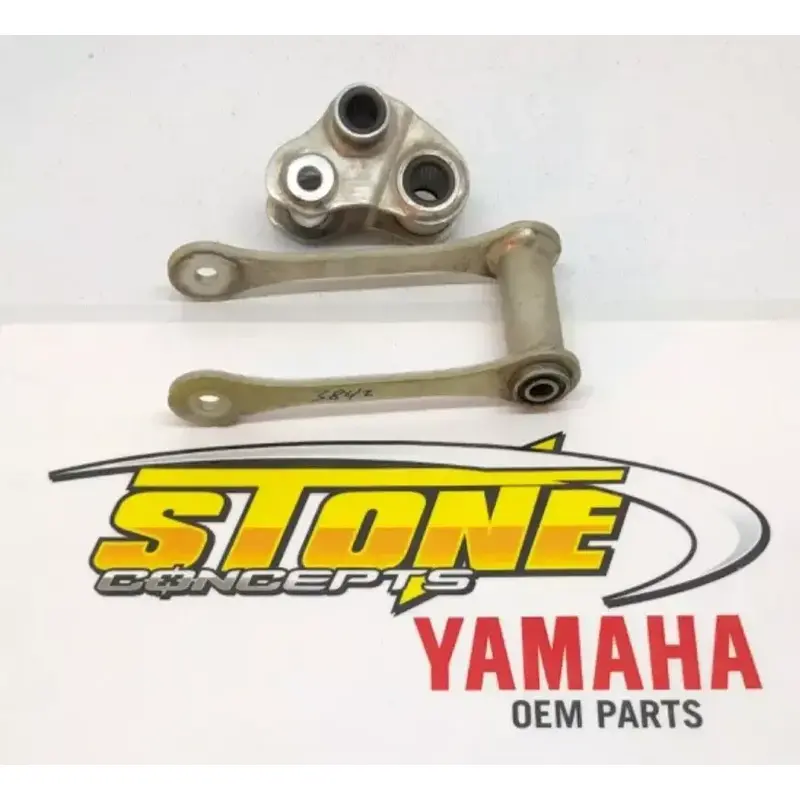 OEM Yamaha 09-24 YFZ450R YFZ450X Rear Shock Linkage Triangle Knuckle W/ Bearings