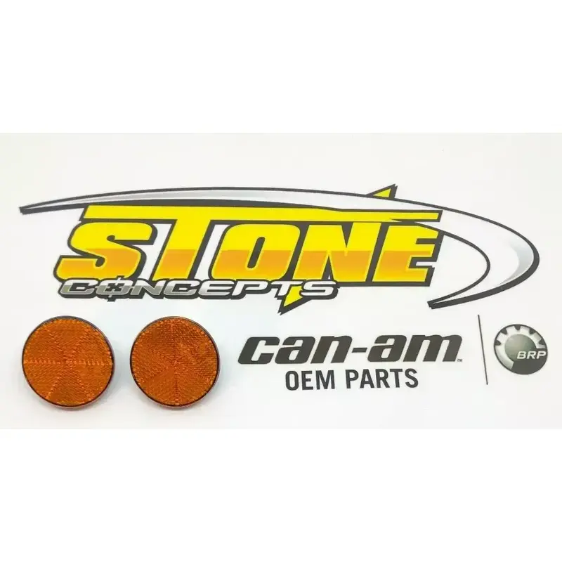 SET Can-Am 705011221 ORANGE Reflector Outlander MAVERICK RENEGADE 570 650 1000R