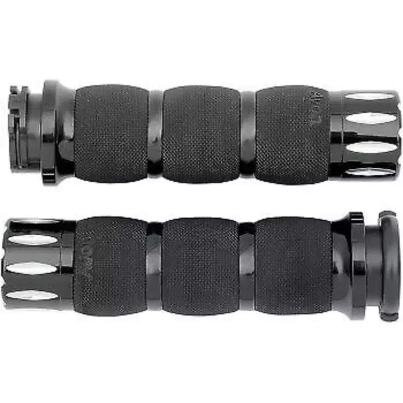 AVON GRIPS Black Rival Air Cushioned Grips for Cable Op Throttle