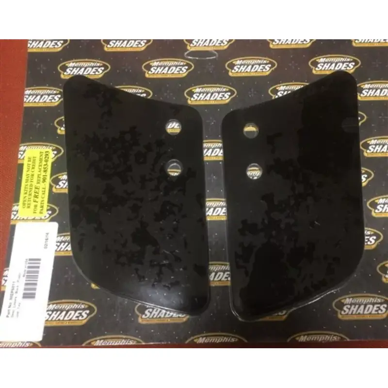 Memphis Shades Lowers Plastic Wind Deflectors Black for Universal Motorcycles