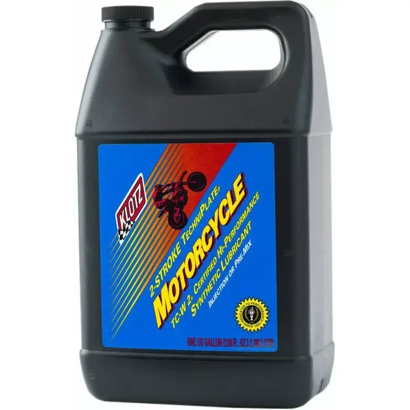 Klotz Oil 2-Stroke Motorcycle TechniPlate TC-W2 Pre-Mix Lubricant/Oil | 1 Gal