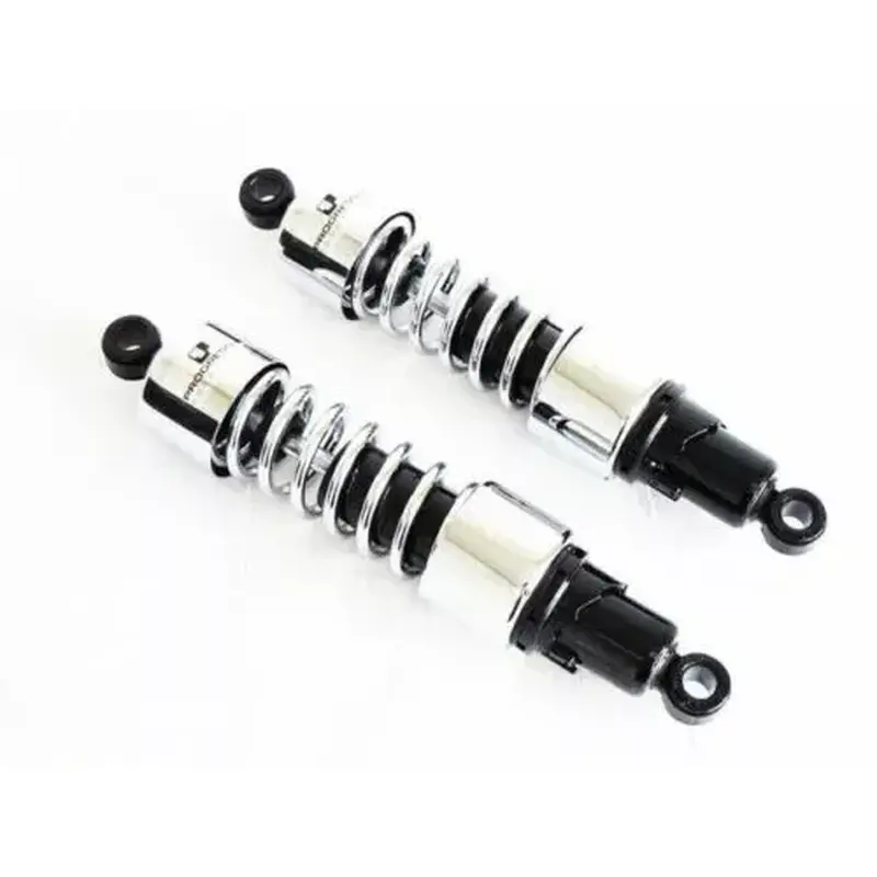 Progressive 412 Series Chrome 12" Standard Duty Shocks 73-86 FLH / FX