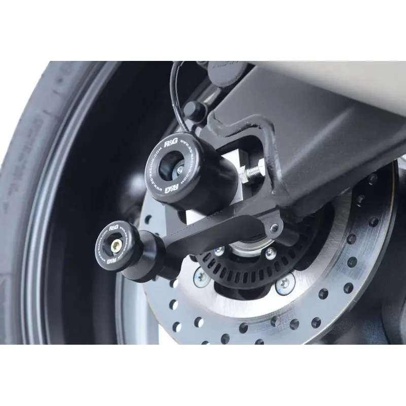 R&G Racing Black Cotton Reels For 2008-2013 Aprilia Mana 850