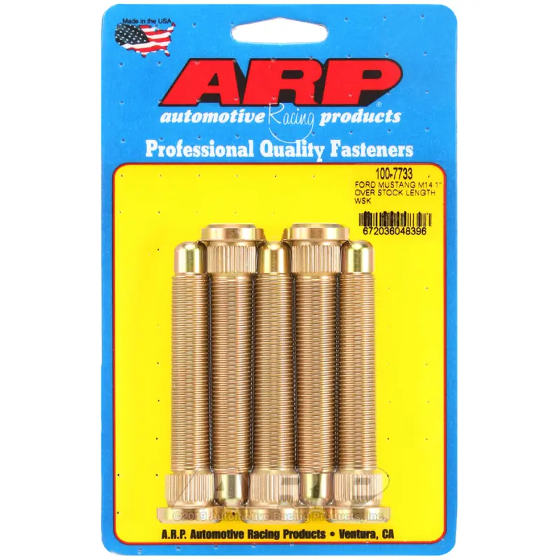 ARP 2015 Ford Mustang M14 1in Over Stock Length Wheel Stud Kit