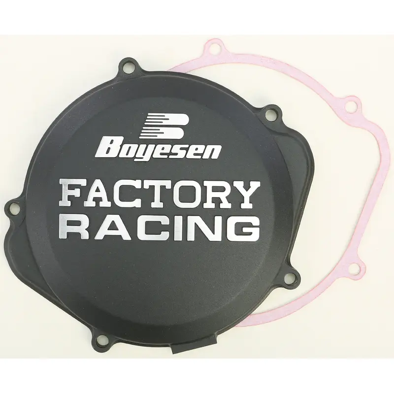 BOYESEN FACTORY RACING CLUTCH COVER BLACK CC-07B