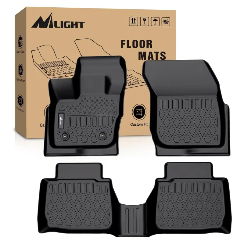 2017 2018 2019 2020 Ford Fusion Lincoln MKZ TPE Floor Mats