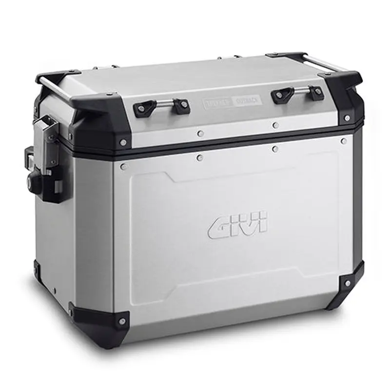 Givi Trekker Outback 48 lt Cam-Side Case Silver (single)