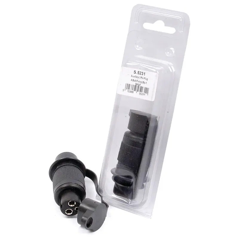 Auxiliary 3 Pin Plug (S.56372) Agripak | Sparex Part No.S.5231