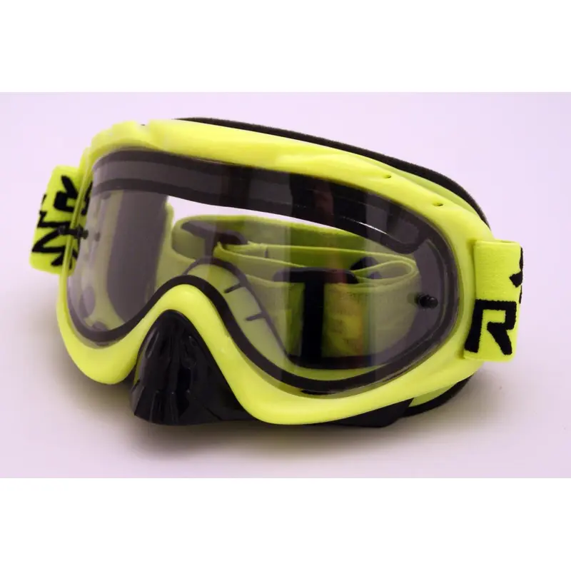 RNR HYBRID PSYCHO YEL VENTED LENS, PSYCHO YELLOW GOGGLE, GH61DV, VENTED LENS