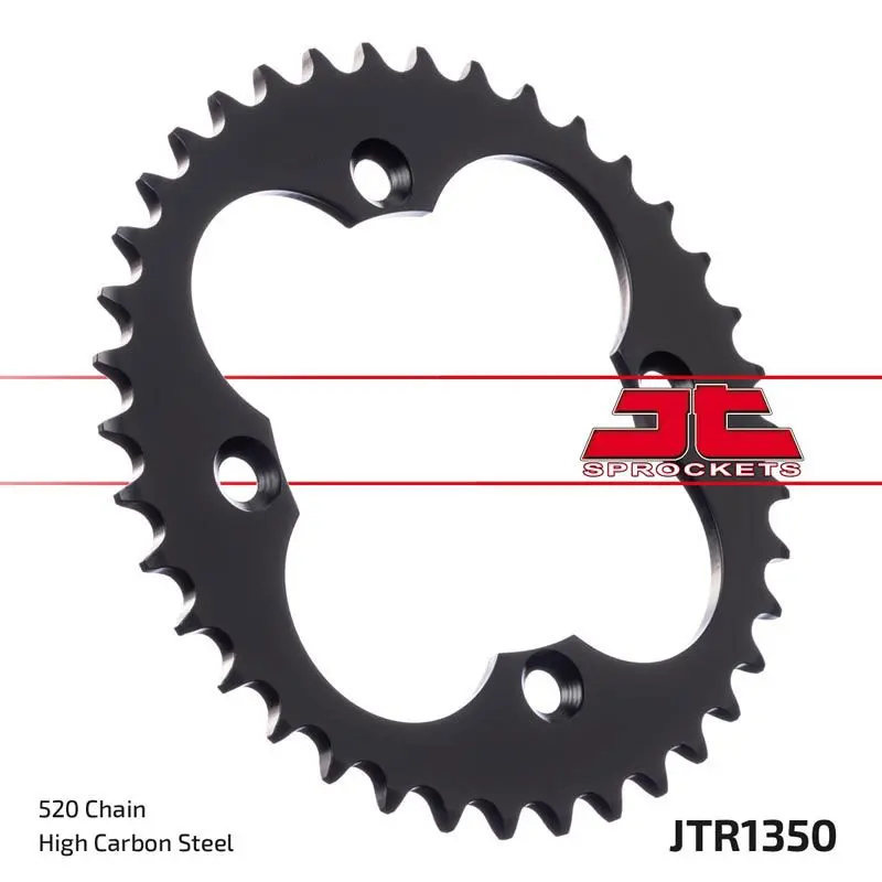 JT Sprockets Rear Steel Sprocket 37 Tooth 37T 520 Chain JTR1350.37