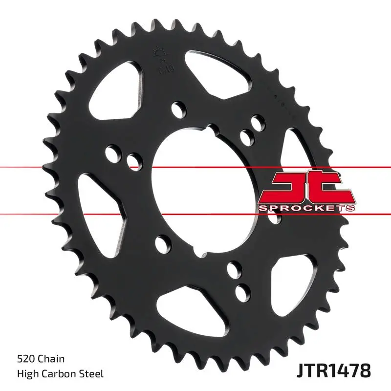 JT Sprockets Rear Steel Sprocket 38 Tooth 38T 520 Chain JTR1478.38