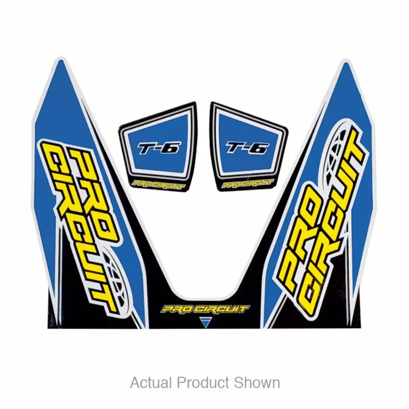 Pro Circuit T-6 Decal - Light Blue | DC22T6-LB