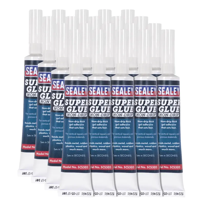Super Glue Non-Drip Gel 20g Pack of 20 - SCS303