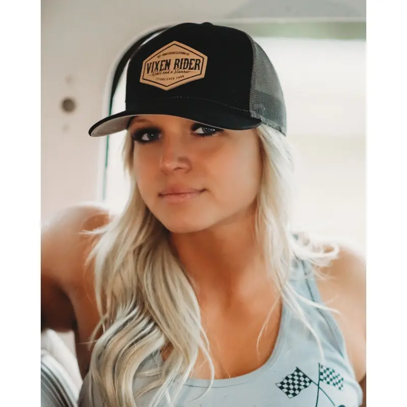 Rebel Trucker Hat Black/Charcoal