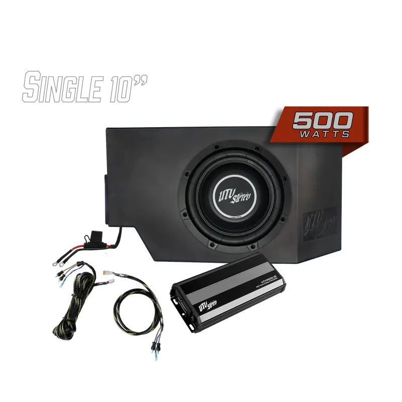 Can-Am Defender 500W Single Driver Side 10" Subwoofer Kit | UTVS-DEF-SUB-500-DRIVER