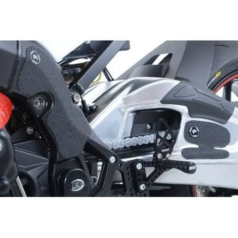 R&G Racing Black Boot Guard Kit For 2017-2020 BMW S1000R