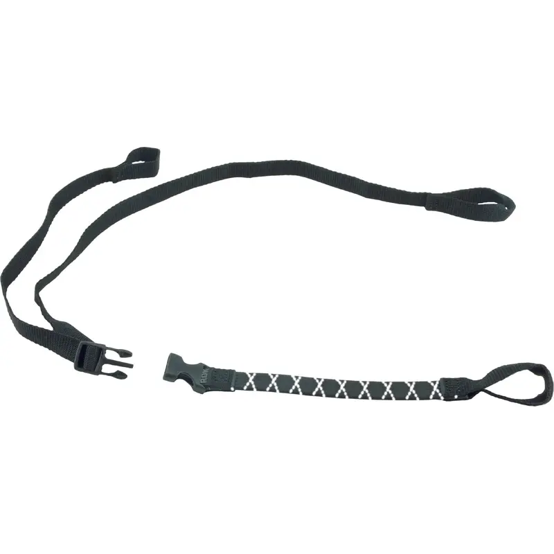 ROKSTRAPS PACK STRAP BLACK/REFLECTIVE 12"X42"X5/8" ROK10358
