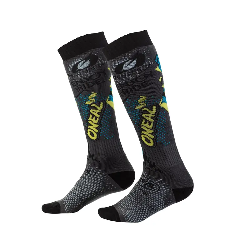 O'Neal Pro MX Villain Gray Socks - 0356-743