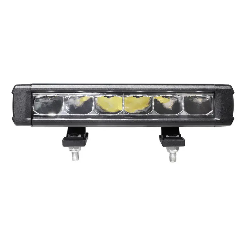 Universal - Single Row Super Slimline Lightbar - 9 Inch, 6 LED