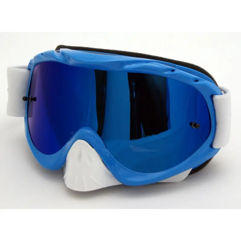 RNR HYBRID PACIFIC BLUE MIRRORED LENS, PACIFIC BLUE GOGGLE, GH44M, MIRRORED LENS
