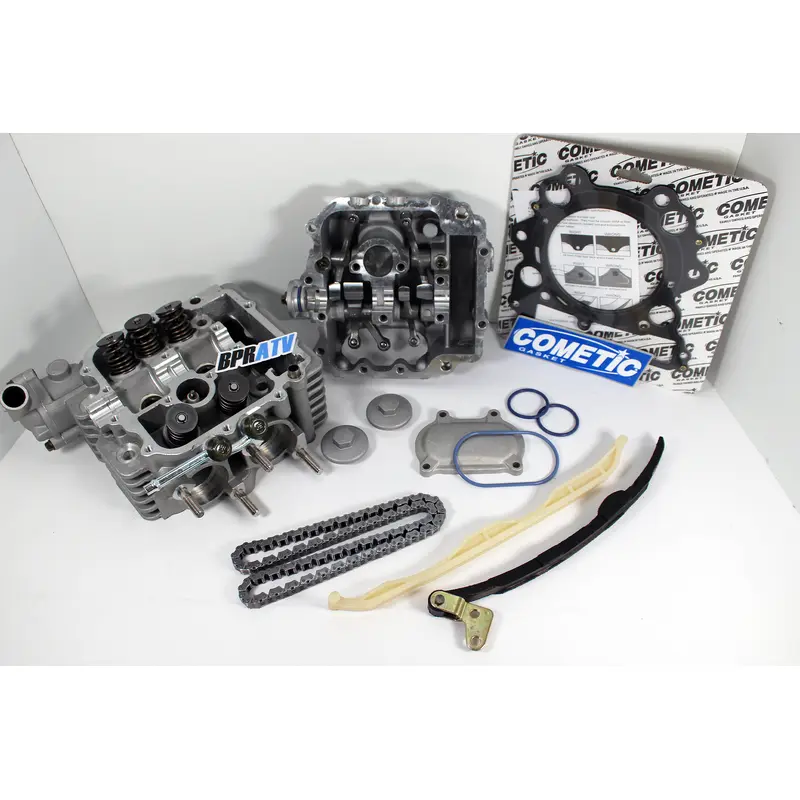 Rhino Grizzly 660 Assembled Cylinder Head Valves Rocker Arms Shafts Chain Gasket