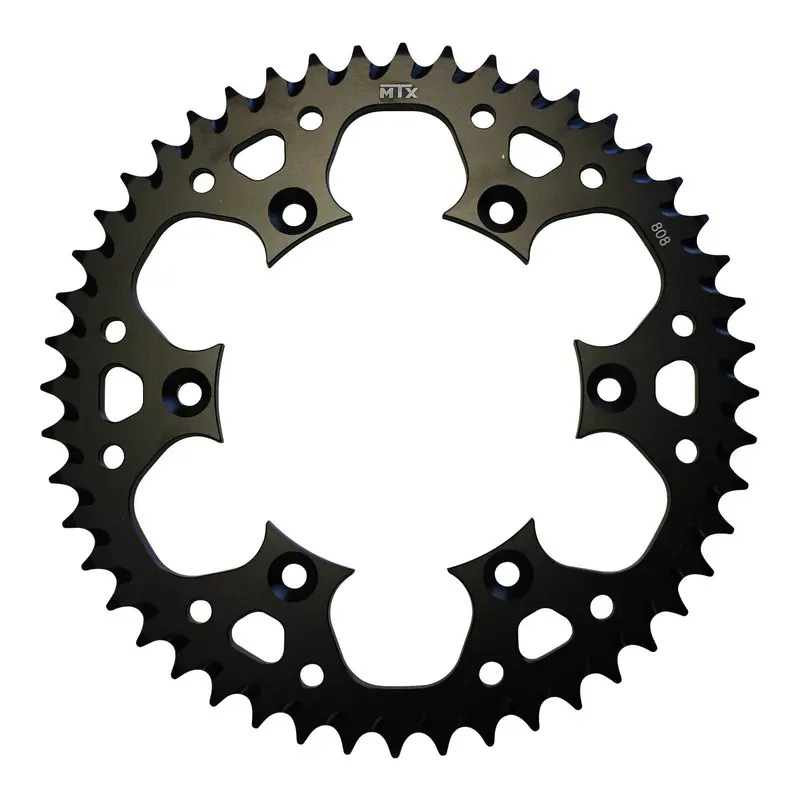 SPKT REAR ALLOY MTX ZERO BLK 808 49T #520