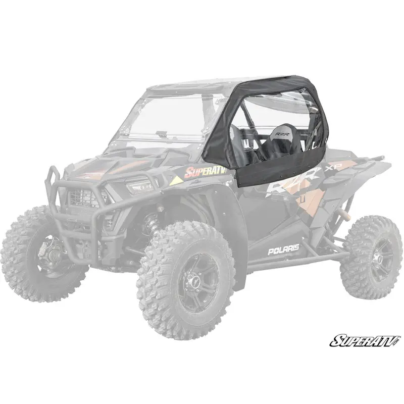 SuperATV Soft Cab Enclosure Upper Doors for Polaris RZR 900 / 1000 / XP Turbo