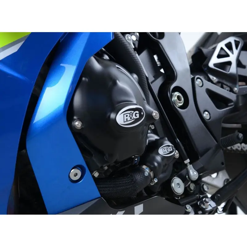 R&G Racing Black 3 Piece Engine Case Cover Kit For 2017-2018 Suzuki GSXR1000
