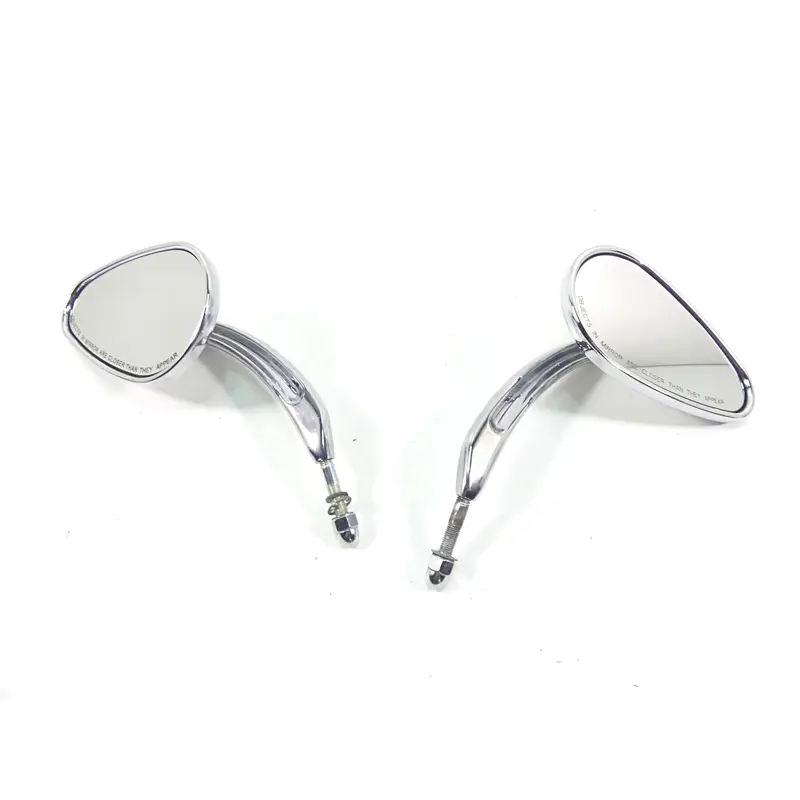 2007 Harley Touring FLHRSE CVO Road King Bullet Chrome Mirrors 91927-03 91840-03