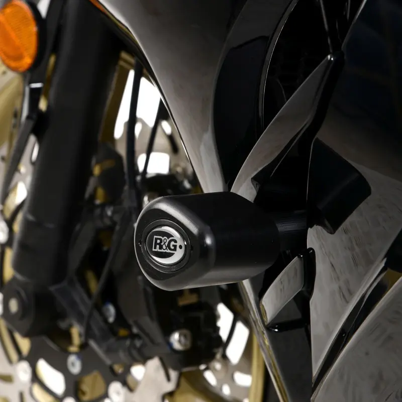 R&G Racing Black Aero Style Crash Protection Bobbins For 2021-2024 Lexmoto LXR 125